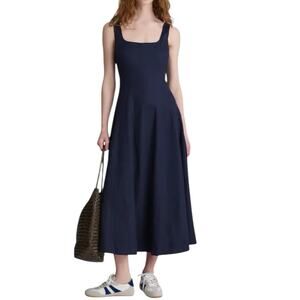 madewell sleeveless satin midi dress Sleeveless Maxi Dress